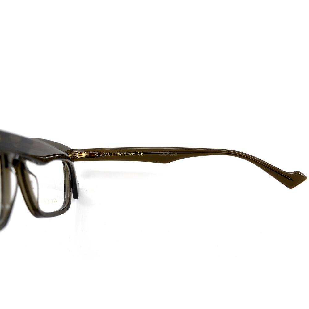 NEW GUCCI GG0964O 003 GREY TRANSPARENT AUTHENTIC EYEGLASSES FRAME - Picture 7 of 10